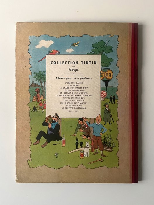 Tintin T2 - Tintin au Congo (B1) - C - 2e édition couleur - 1 Album - 1947