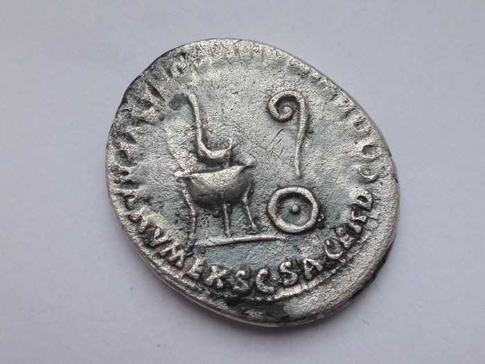 Romarriket. Nero, as Caesar, Rome, circa AD 50-54 AR. Denarius