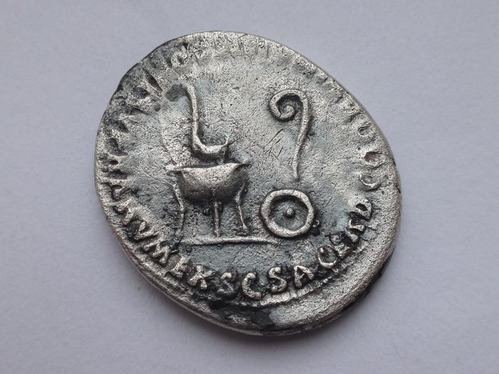 Romarriket. Nero, as Caesar, Rome, circa AD 50-54 AR. Denarius