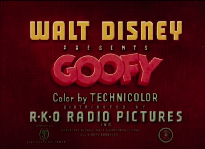 Walt Disney of 1952 - Original animationstegning + CERTIFIKAT - "Goofy Mechanic"