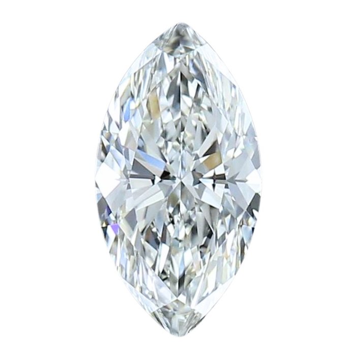 1 pcs Diamant  (Natur)  - 078 ct - Marquise - F - IF - Gemological Institute of America (GIA)