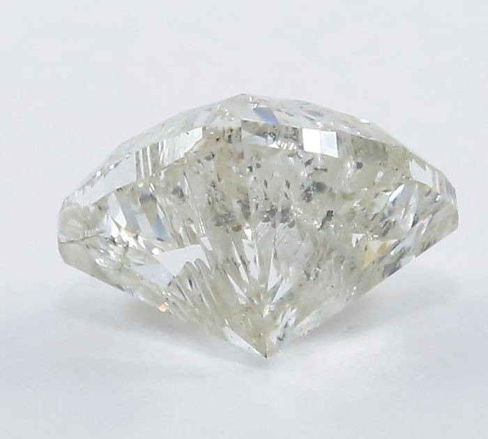 1 pcs Diamant  (Natur)  - 1.45 ct - Hjerte - J - I1 - International Gemological Institute (IGI) - 1,45 ct. Hjerte strålende