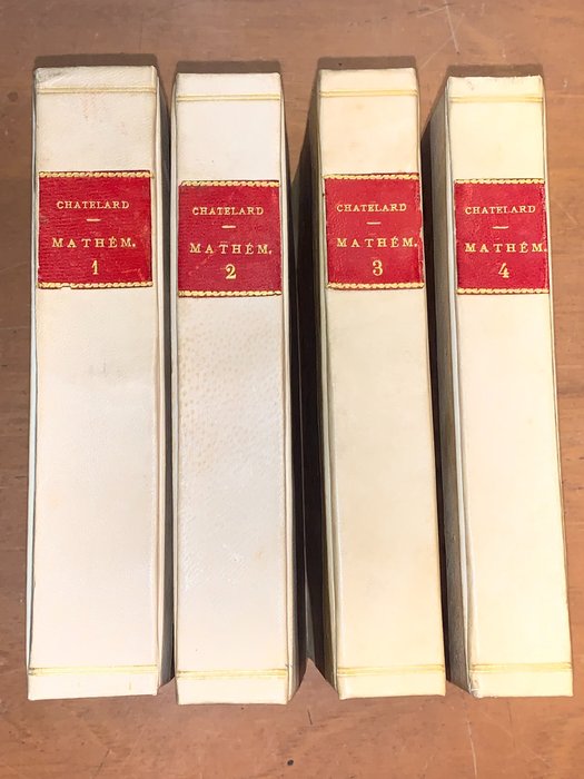 P Du Chatelard - Recueil de traites de Mathematique a l'usage de Messieurs Les Gardes de la Marine - 1749