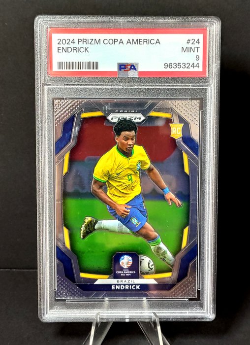 2024 Panini Prizm Copa America Endrick - Rookie PSA 9 Graded card