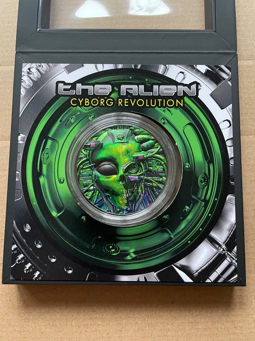 Palau 20 Dollars 2021 Alien Cyborg Revolution 3 Oz (999)