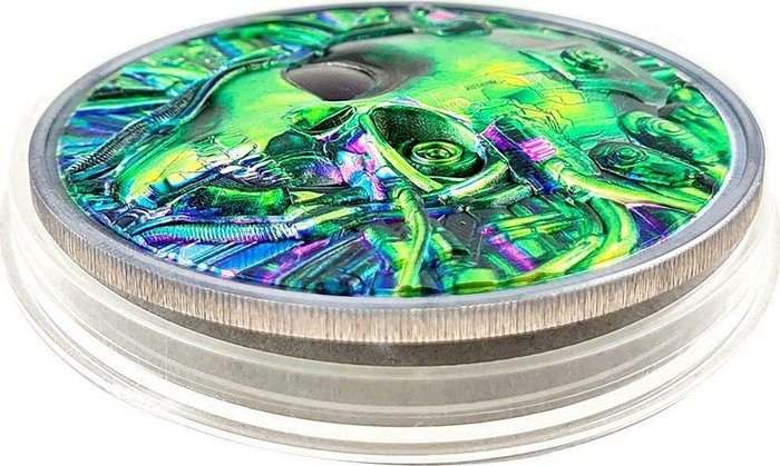 Palau 20 Dollars 2021 Alien Cyborg Revolution 3 Oz (999)