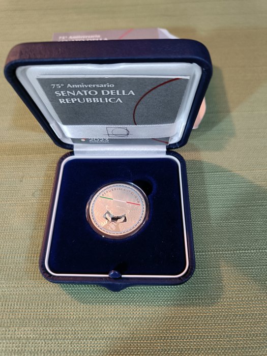 Italien. 5 Euro 2023 "Senato della Repubblica" Proof  (Ingen mindstepris)