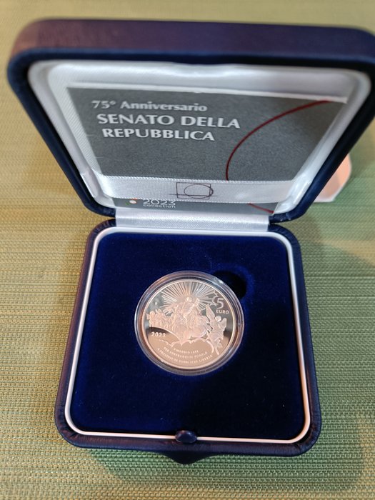 Italien. 5 Euro 2023 "Senato della Repubblica" Proof  (Ingen mindstepris)