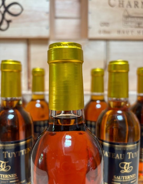 2007 Château Tuyttens - Sauternes - 12 Halve flasker (0,375 L)