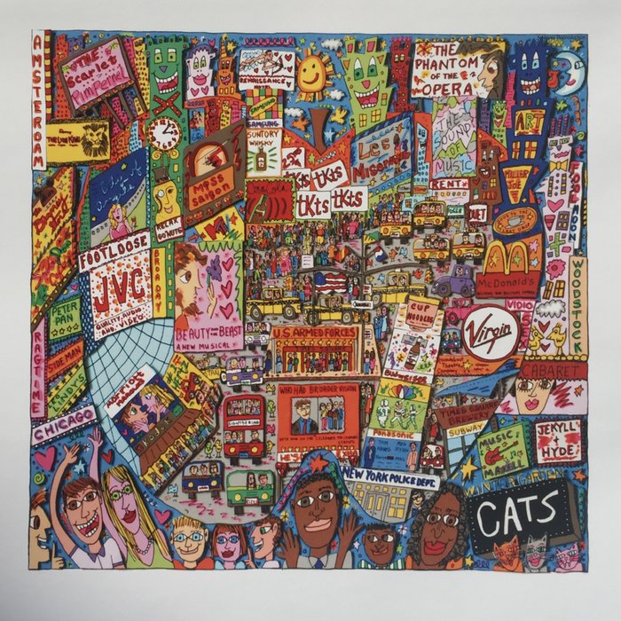 after James Rizzi - set of 12 original licensed poster prints