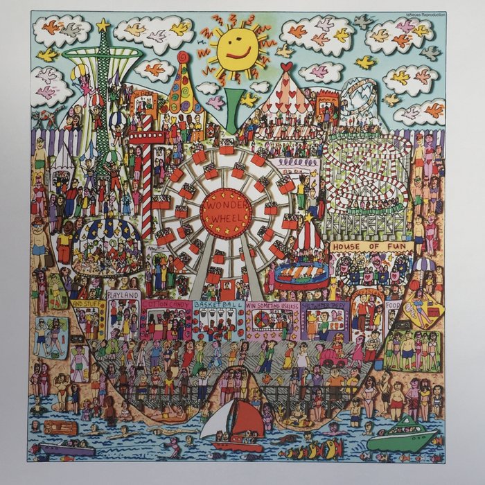 after James Rizzi - set of 12 original licensed poster prints