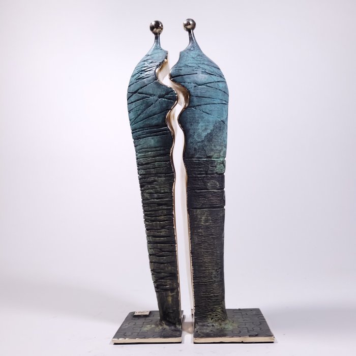 De Zet (1975) - Love.  Anniversary (37cm Bronze)