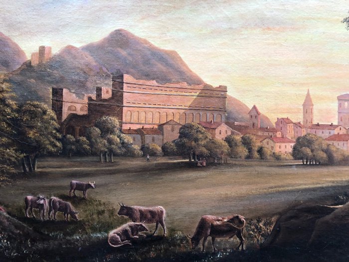 Scuola italiana (XIX-XX) - Campagna romana