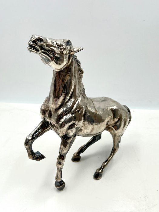 Statuette - Cavallo rampante - .800 sølv