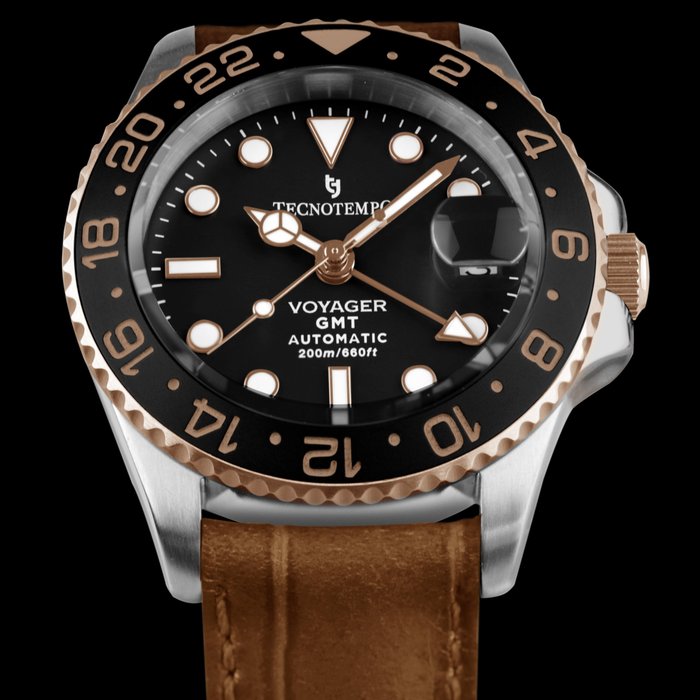 Tecnotempo - GMT 200M WR "Voyager" - Limited Edition - - - TT.200VY.PRG - Mænd - 2011-nu