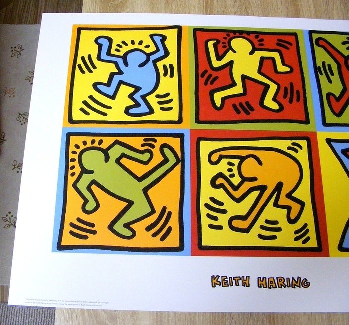 Keith Haring - Six Dancing People - 1990‹erne