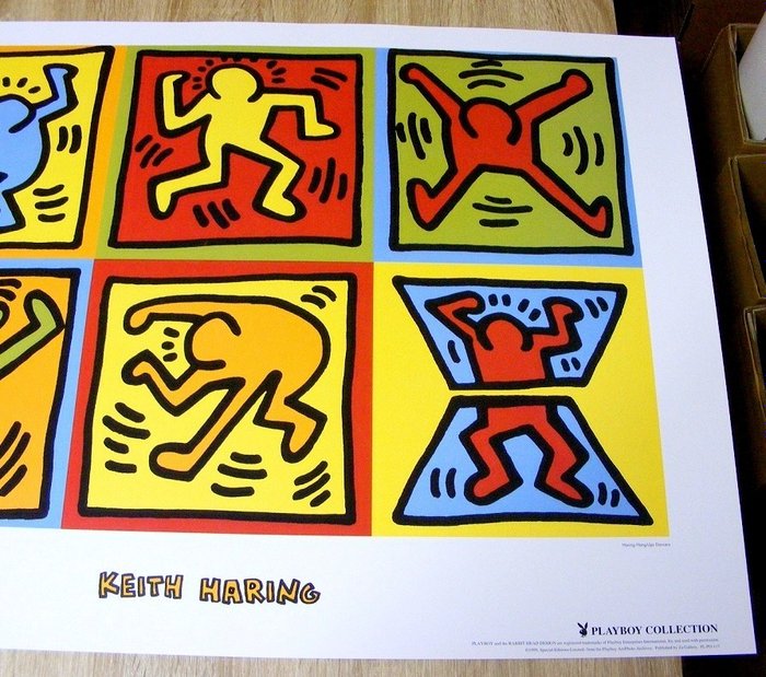 Keith Haring - Six Dancing People - 1990‹erne