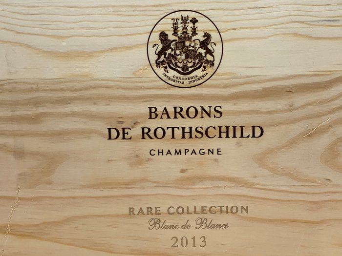 2013 Barons de Rothschild, rare Collection - Champagne Blanc de Blancs - 6 Flasker (0,75 L)