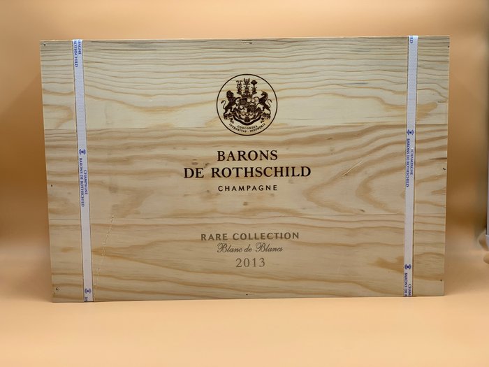 2013 Barons de Rothschild, rare Collection - Champagne Blanc de Blancs - 6 Flasker (0,75 L)