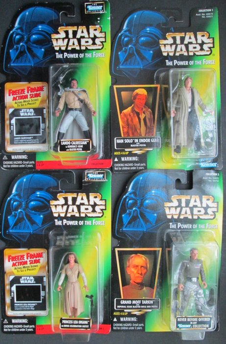 Star Wars The Power of the Force 4 Figuren  - Actionfigur Kenner - 1990-2000 - Kina