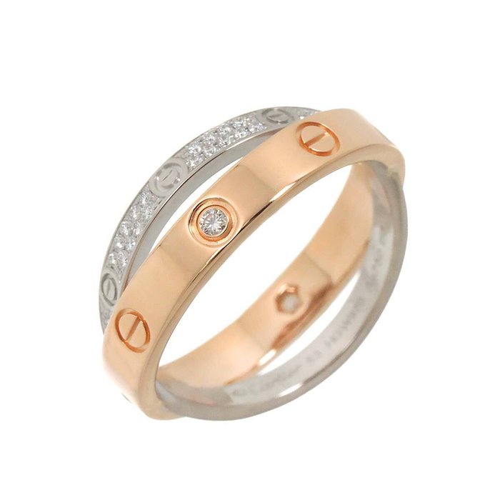 Cartier - Ring - Love Hvidguld, Pink guld