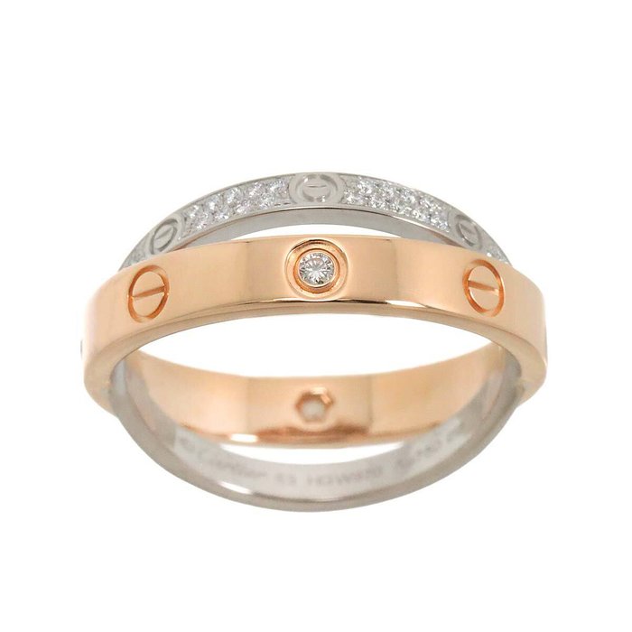 Cartier - Ring - Love Hvidguld, Pink guld