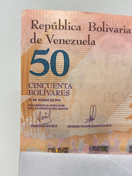 Venezuela. - 100 x 50, 100 x 500, and 100 x 1000 Bolívares - (2017-2018) - Pick 94, Pick 95 and Pick 105 - 3 Bundles  (Ingen mindstepris)