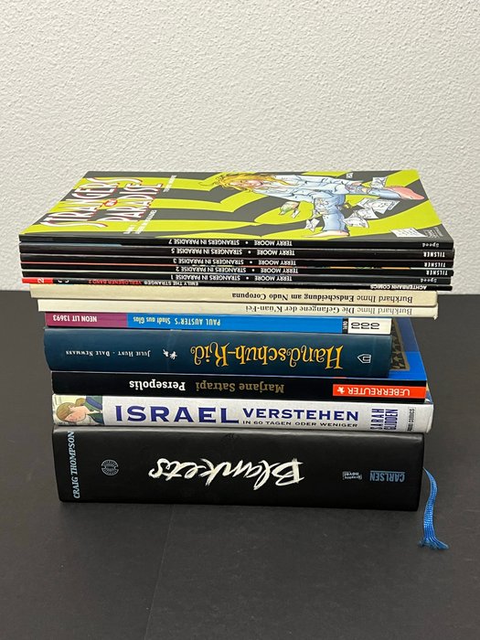 Schöne Graphic Novels (13) - Blankets - Israel Verstehen - Handschuh Kid - Persepolis - Ein - Strangers in Paradise - Stadt aus Glas - 13 Comic - Første udgave