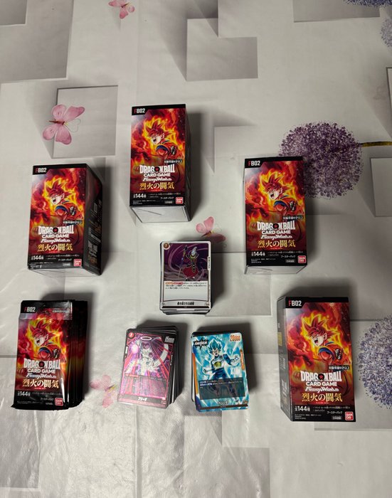 Bandai - 1 Mixed collection - Dragon Ball - 450± cards + 16 booster + 1 display sealed - blazing aura