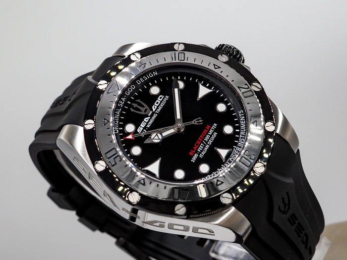 Sea-God - BlackStorm - Ingen mindstepris - * NEW * Automatic * Professional Diver * - Mænd - 2011-nu