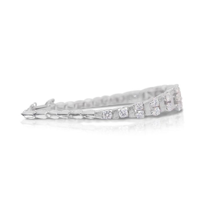 Armbånd Platin -  2.56ct. tw. Diamant (Natur)