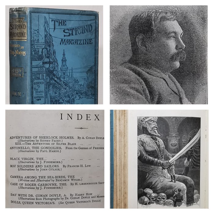 Arthur Conan Doyle - The Strand Magazine Vol IV (Contains 'Silver Blaze' by Arthur Conan Doyle) - 1892