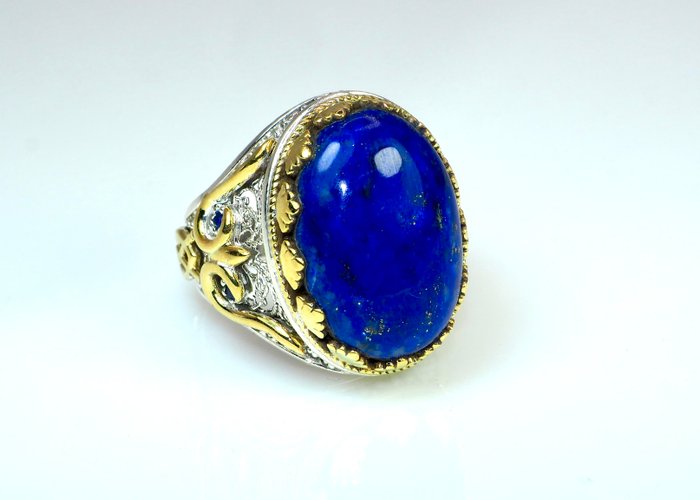 Ingen mindstepris - Ring Sølv Lapis lazuli