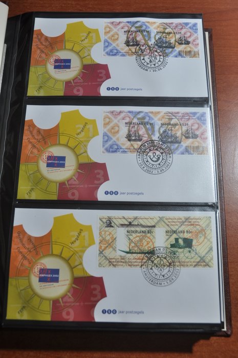 Holland  - Samling af uskrevne FDC'er 2002/2012 i 2 albums