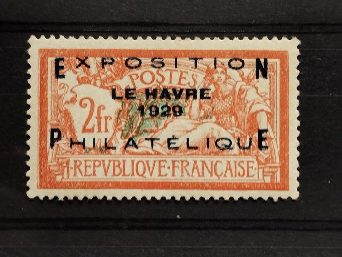 Frankrig 1928 - Le Havre filatelistiske udstilling fra 1929 - Yvert 257A - Signé A Brun