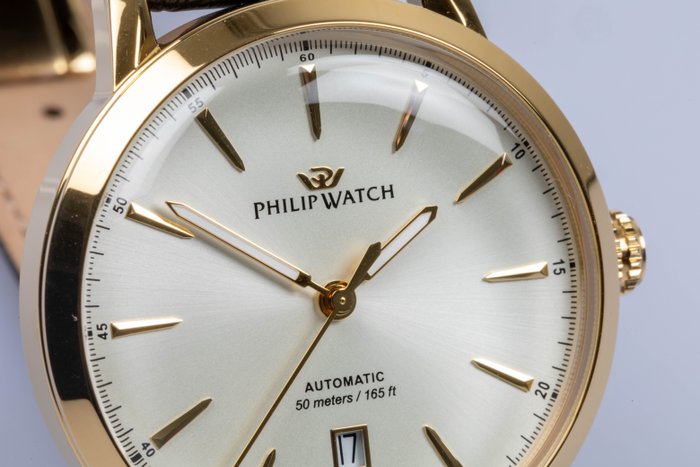 Philip Watch - Sunray - Automatic - 41 mm - Double Curved Glass - Swiss Made - R8221180018 - Mænd - 2020+