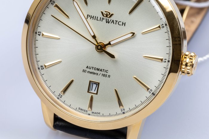 Philip Watch - Sunray - Automatic - 41 mm - Double Curved Glass - Swiss Made - R8221180018 - Mænd - 2020+