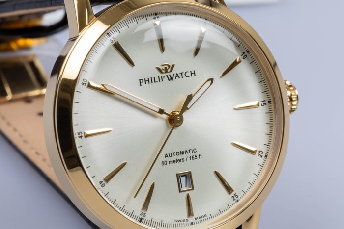 Philip Watch - Sunray - Automatic - 41 mm - Double Curved Glass - Swiss Made - R8221180018 - Mænd - 2020+