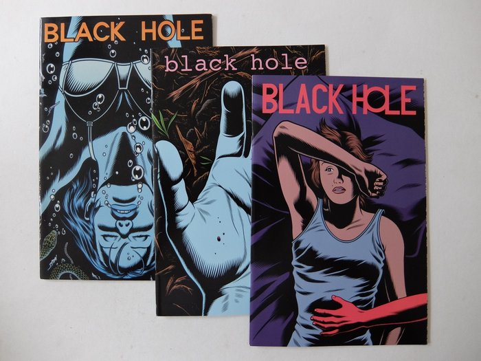 Charles Burns - Black Hole #2, #8, #9 - 1999-2001