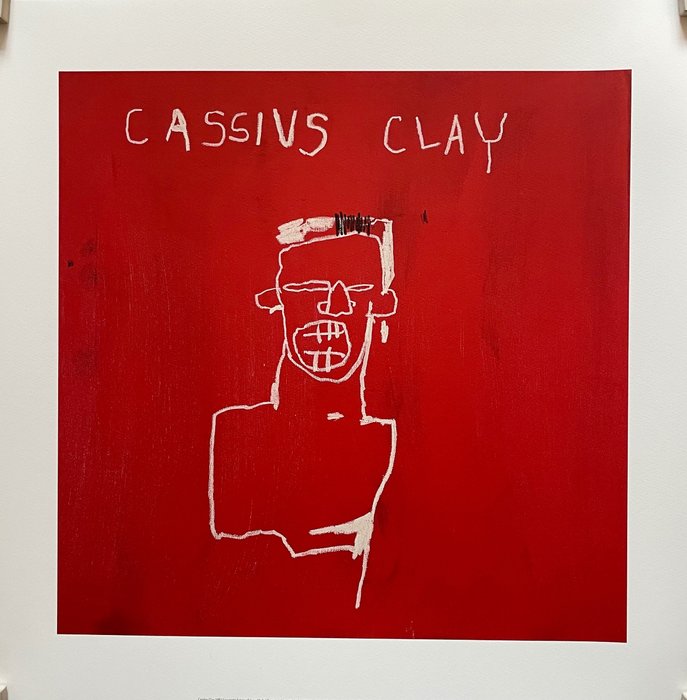 Jean-Michel Basquiat - after (1960-1988), Cassius Clay, 1982, Copyright by Artestar NY, Printed in the UK