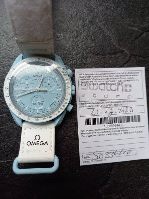 Omega x Swatch - MoonSwatch - Mission to Uranus - Ingen mindstepris - Unisex - 2020+