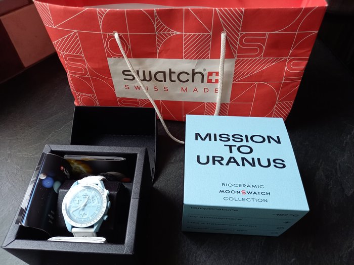 Omega x Swatch - MoonSwatch - Mission to Uranus - Ingen mindstepris - Unisex - 2020+