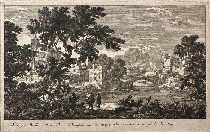 Gabriel Perelle (1604-1677) - Lot of Two Landscapes