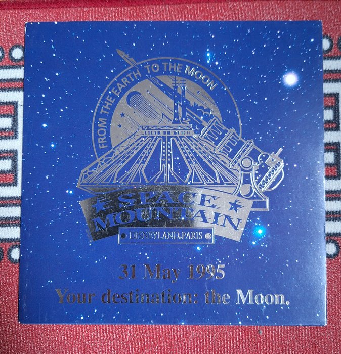 Disney Parks Plaque inauguration space mountain Disneyland Paris 31 mai 1995