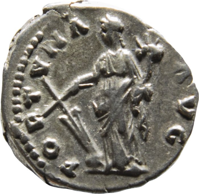 Romarriket. Hadrian (117-138). Denarius Rome, AD 134-138. FORTVNA AVG  (Ingen mindstepris)