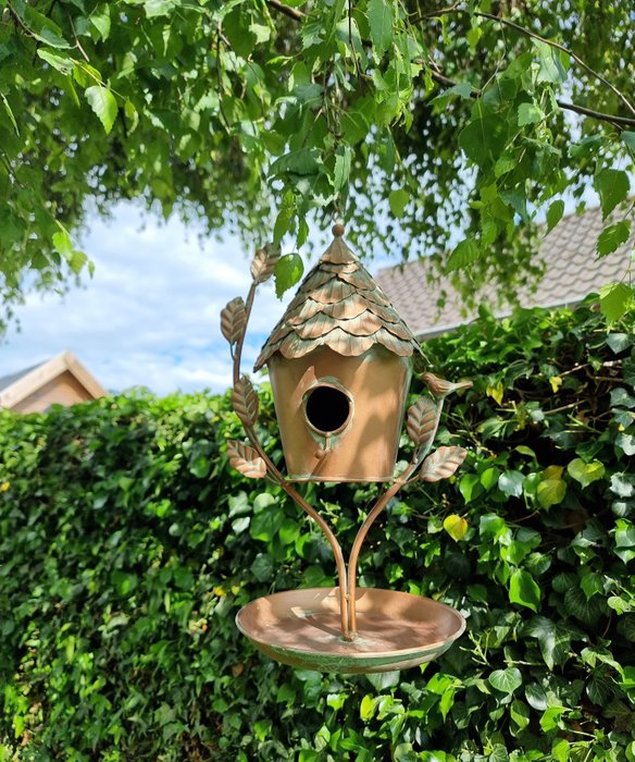 Statuette - BIrdhouse - Feeding scale - Jern