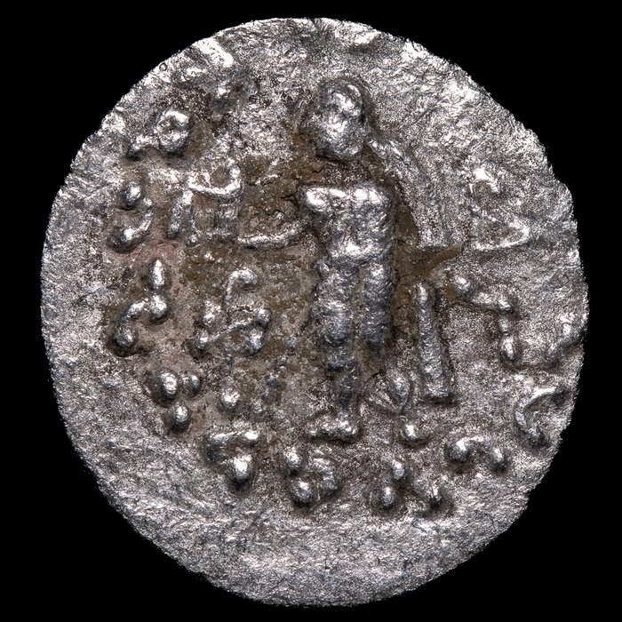 Baktriske Rige, Indo-græske Kongerige. Azes I y II 58-5 a.c. Lot of 2 Drachms 58-5 a.c/ Drachm  (Ingen mindstepris)