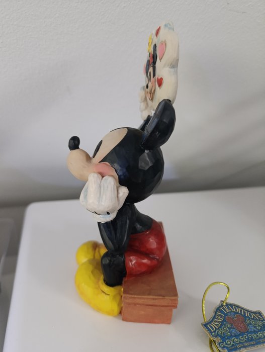 Enesco/Disney - Jim Shore - Figur - Mickey Mouse - 6001281 Thinking Of You in OVP Disney Traditions - Harpiks