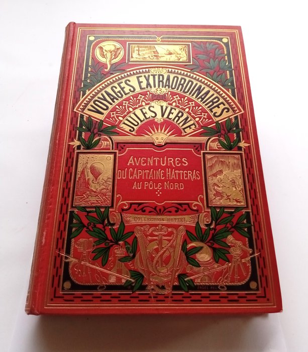 Jules Verne - Aventures du capitaine Hatteras au pole Nord. Voyages extraordinaires - 1910