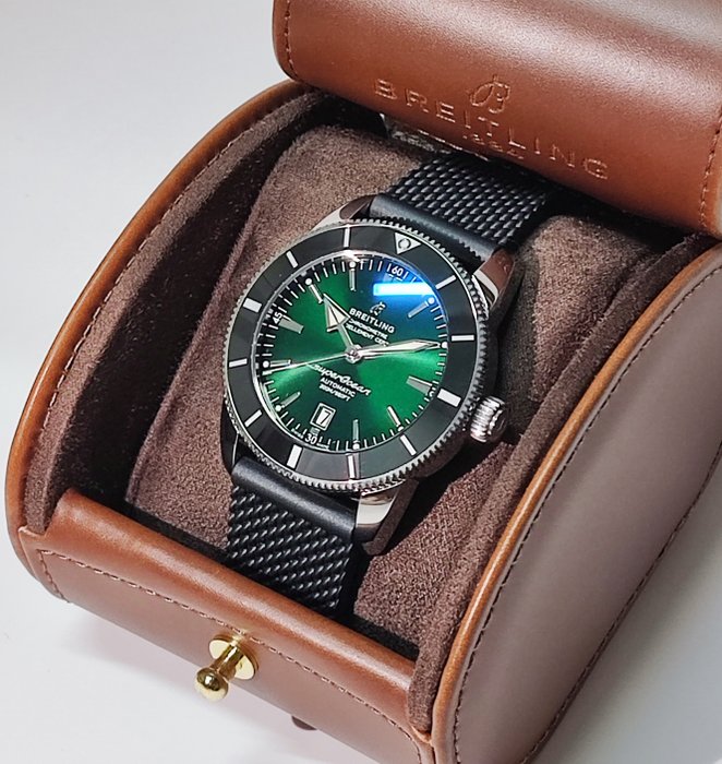 Breitling - Superocean Heritage II "Green Dial" - AB2020121L1S1 - Mænd - 2011-nu